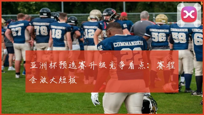 亚洲杯预选赛升级竞争看点:赛程会放大短板